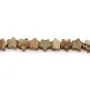Jaspis Landschaft Stern 6mm x 37cm