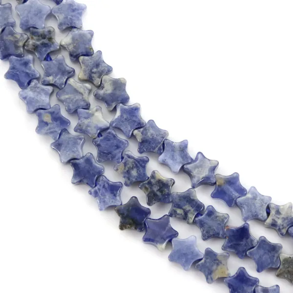 Sodalite étoile 6mm x 37cm