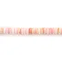 40cm strand of pink conch Heishi disc beads 2x5mm A quality for delicate jewelry