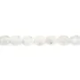 Fio de 39cm de pedras da lua ovais 8x10mm qualidade AB para joias elegantes