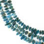 Perle chips allungati in Apatite blu naturale