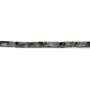 Perla de Larvikita Rectángulo 4x13mm | Labradorita Negra