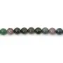 Indian Agate Bead 6mm | Multicolor Natural Stone