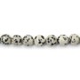 Jaspe Dalmatien rond 8mm x 38cm