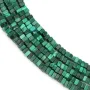 Perla de Malaquita quadrada 1mm | Pedra Natural Verde