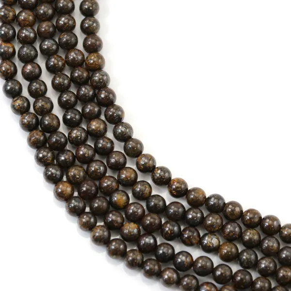 Bronzite round 3.5mm x 39cm