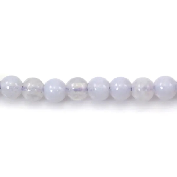 Calcédoine redondo 2mm x 39cm