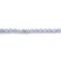 Perla de Calcedônia 3mm Facetada | Pedra Natural Azul