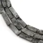 Larvikite rectangle 4x13mm x 39cm