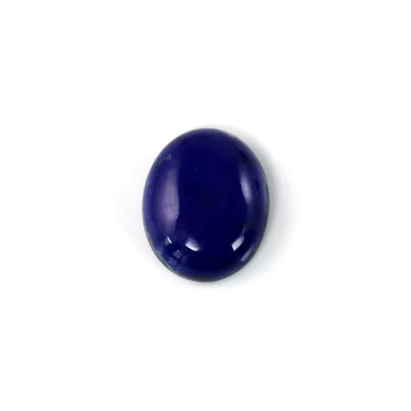 Ovaler Lapislazuli-Cabochon | Blauer Halbedelstein