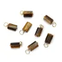 Tiger Eye Baroque Pendant – Natural Stone & 14K Gold Filled Ring