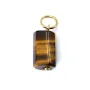 Tiger Eye Baroque Pendant – Natural Stone & 14K Gold Filled Ring