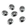 Cabujones Hematite Ovalados 10x12mm – Lote de 6 Piedras Naturales