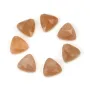 Cabochon Orange Moonstone Triangle Faceted 10mm – Natural Stone x1