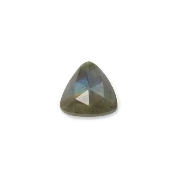 Cabochão Labradorite Triangular Facetado 10mm – Pedra Natural