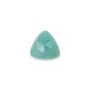 Faceted Amazonite Cabochon Triangle 10mm – Natural Stone