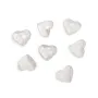 Cabochon Bergkristall Herz Facettiert 9x10mm – Naturstein