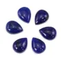 Lapis Lazuli Teardrop Cabochons 6x8mm – Lot of 2 Natural Stones