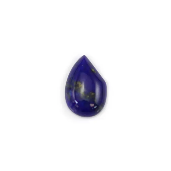 Cabochão Lápis-Lazúli gota assimétrica 5x7mm x 2pcs