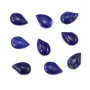 Asymmetric Drop Lapis Lazuli Cabochons 5x7mm – Set of 2 Stones