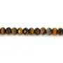 Perla Ojo de Tigre 4x6mm Rondela | Proveedor Creación de Joyas