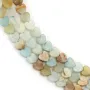 Multicolor Amazonit Herzperlen 4mm | Naturstein