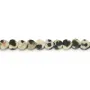 Perla Corazón Jaspe Dálmata 4mm | Piedra Natural Manchada