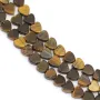 Tiger Eye Natural Stone Bead 4mm | Heart Shape