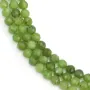 Perla Redonda Facetada 4mm Jade do Canadá | Fornecedor de Joias