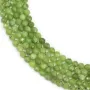 Perla Redonda Facetada Jade de Canadá 2mm | Piedra Natural Verde