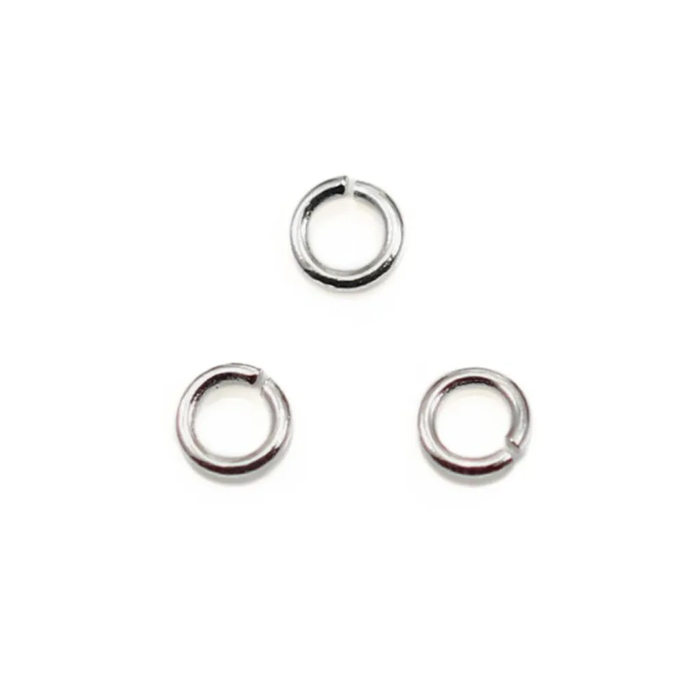 Runde offene Ringe 3mm - Edelstahl für Schmuckherstellung