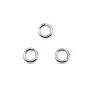 Anneaux ouverts ronds 3mm - Acier Inox pour création bijoux