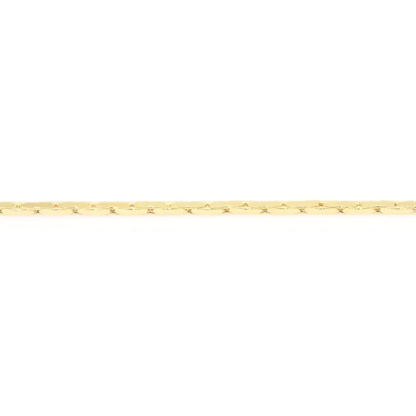 Schlangenkette 0.7mm | Gold-Finish | Großhändler für Schmuckzubehör