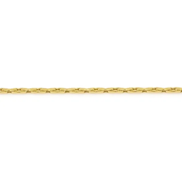 Catena serpentina 0.6mm - Acciaio Inox 304 dorato x 1m