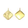 Golden Leaf Pendant | 304 Stainless Steel Diamond | Fashion Jewelry