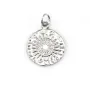 Péndulo Sol | Medallón Acero Inox 304 | Componentes Joyería