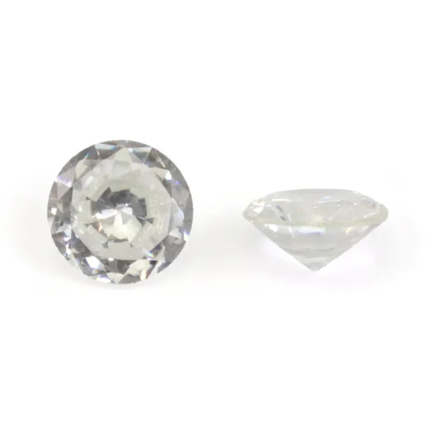 Zirconium Oxide Round 10mm | Brilliant Stone for Setting