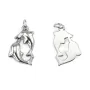 Péndulo Dúo Delfín 12x18mm | Acero Inox 304
