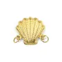 Shell Spacer 15x16mm | Gold Stainless Steel 304