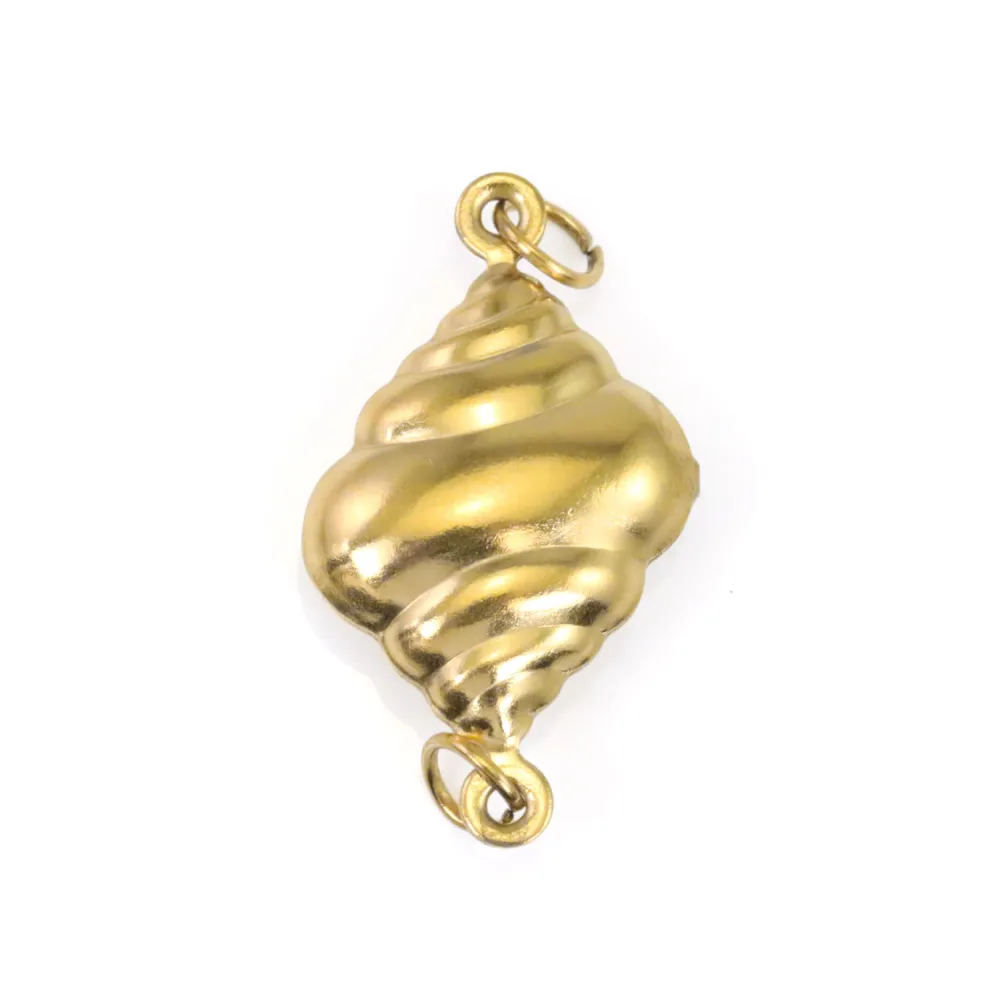 Intercalaire Crescente 12x22mm | Aço Inoxidável Dourado 304