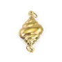 Intercalaire Crescente 12x22mm | Aço Inoxidável Dourado 304