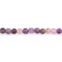 Super Seven rond facetté 4mm x 39cm