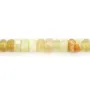 Perla de Ópalo Amarillo Heishi 2x4mm | |Componente de Joyería en Hilo