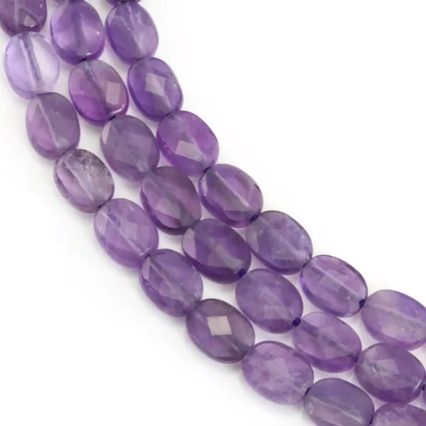 Amethyst-Perle 6x8mm | Natürlicher Stein für feinen Schmuck