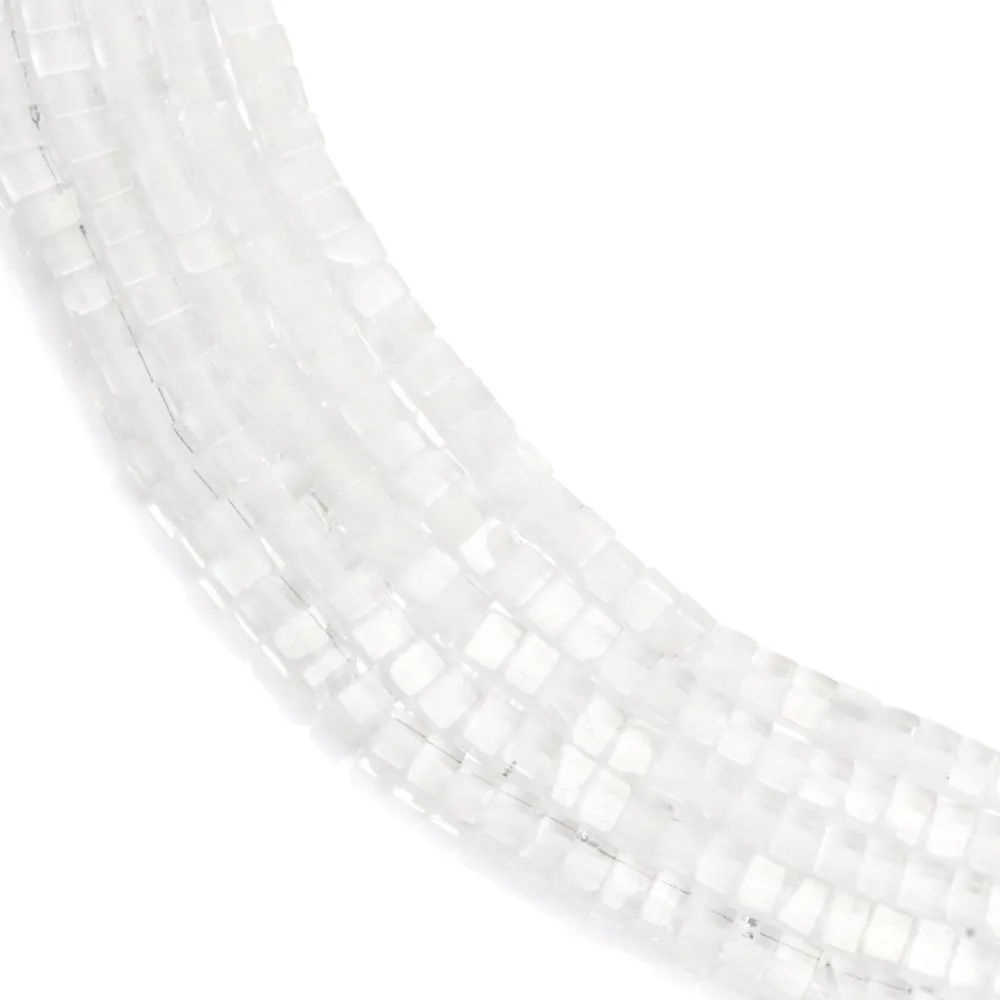 Cristal de roche lamelle carré 1x1.5mm x 39cm