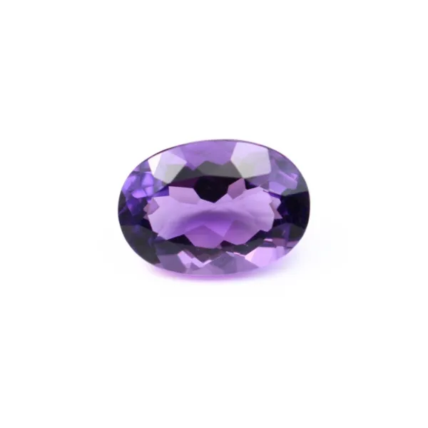 Ametista Oval Facetada para cravar 10x14mm