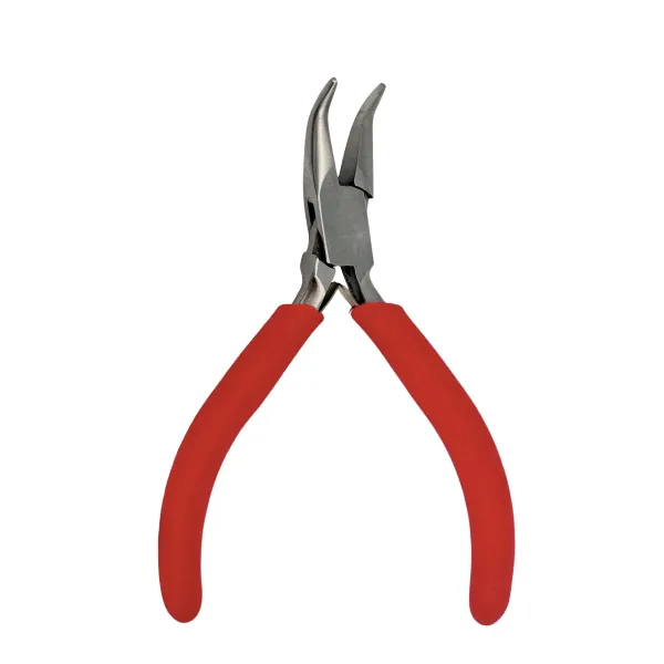 Pinza de punta curva para joyería