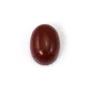 Cabochon Imitation Roter Jaspis Oval 15x20mm | Schmuckkomponenten