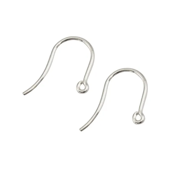Crochets d'oreilles simple 17mm - Argent 925
