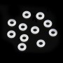 Perla Separadora de Silicona 1.2x4.5mm | Componentes de Joyas Flexibles